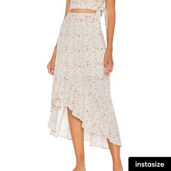 NWT L*SPACE Heat Wave Skirt in Wild Oleander - Picture 3 of 5